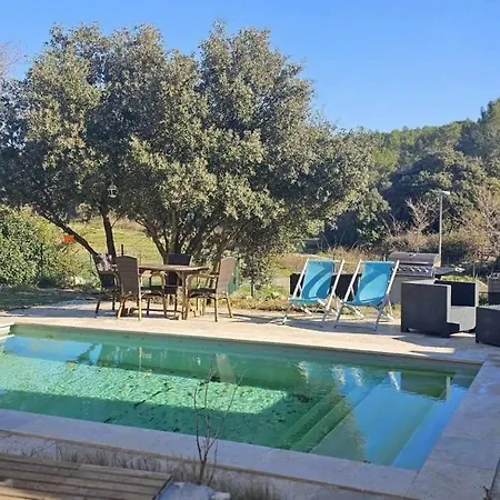 Belle Maison De Vacances Climatisee,3Ch Avec Piscine Nîmes Exterior photo